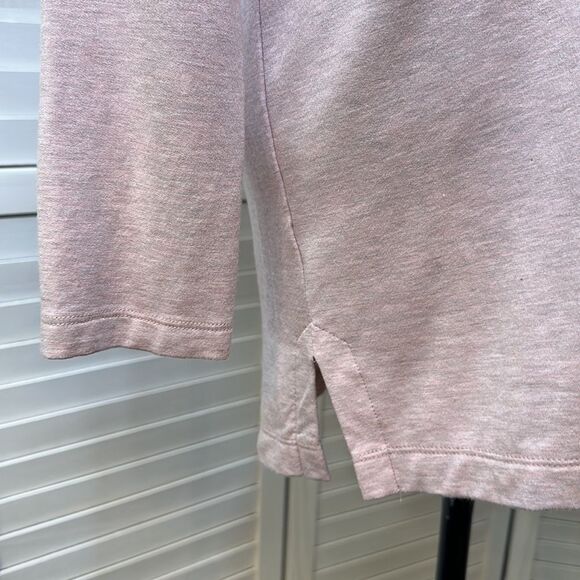 LOFT Lounge Tunic Size Small Pink Long Sleeve - Picture 6 of 11